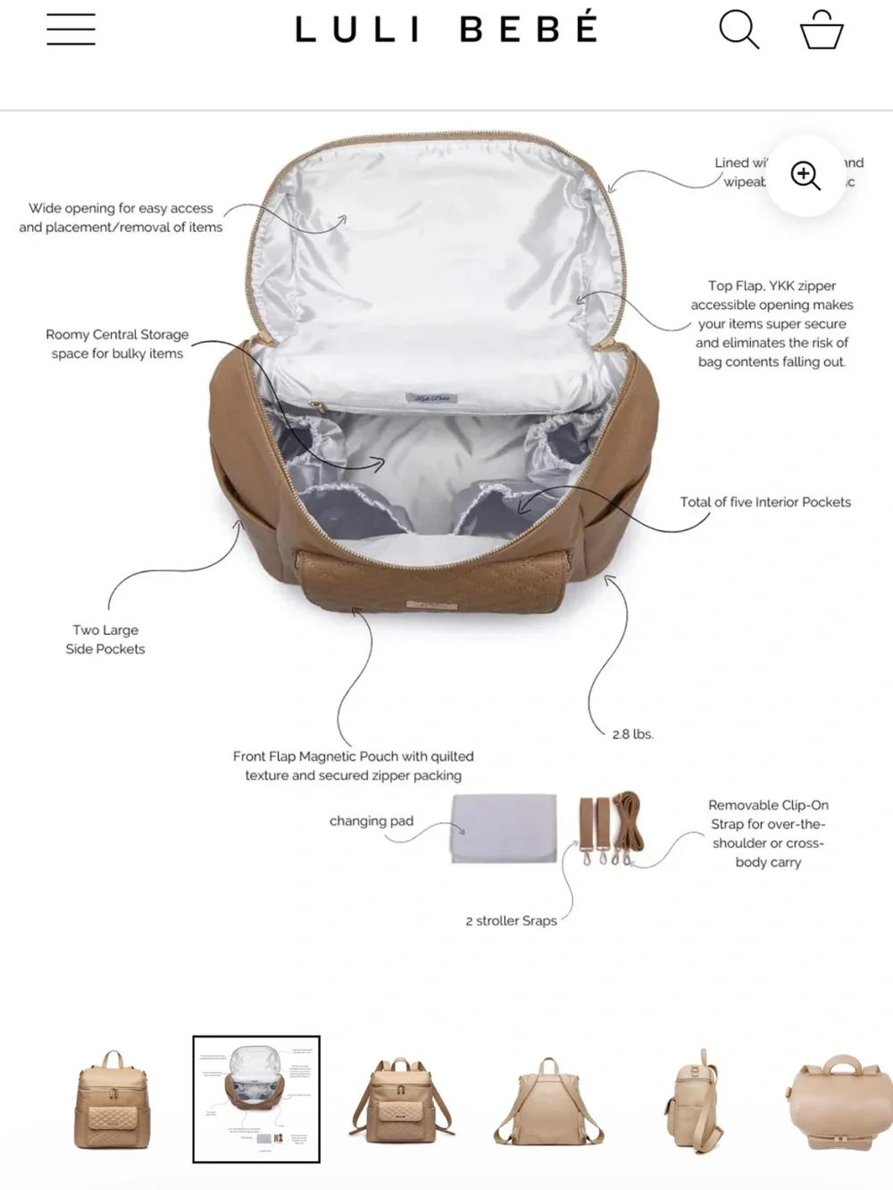 Luli Bebe stylish beige
